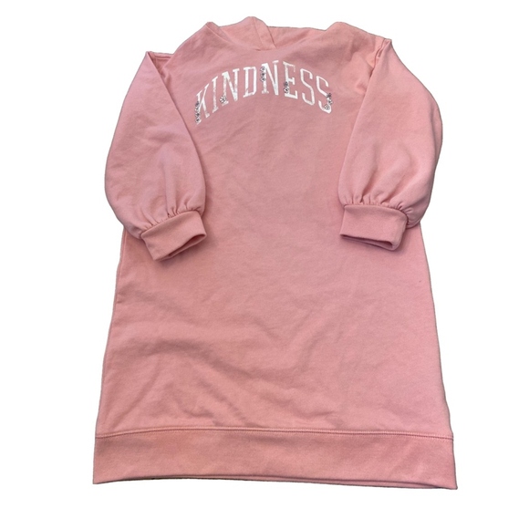 Girls Gap Hoodie Dress Size L, Pink - Picture 1 of 4